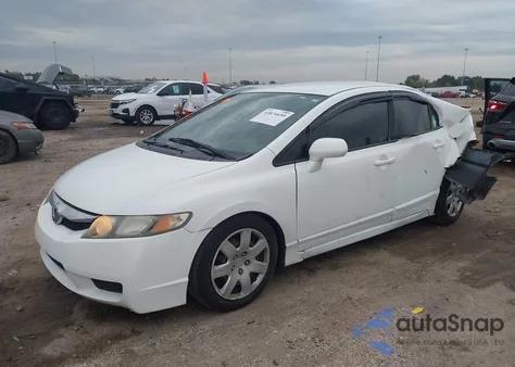 2009 Honda Civic Lx из США, поврежденный, VIN 19XFA16549E052252